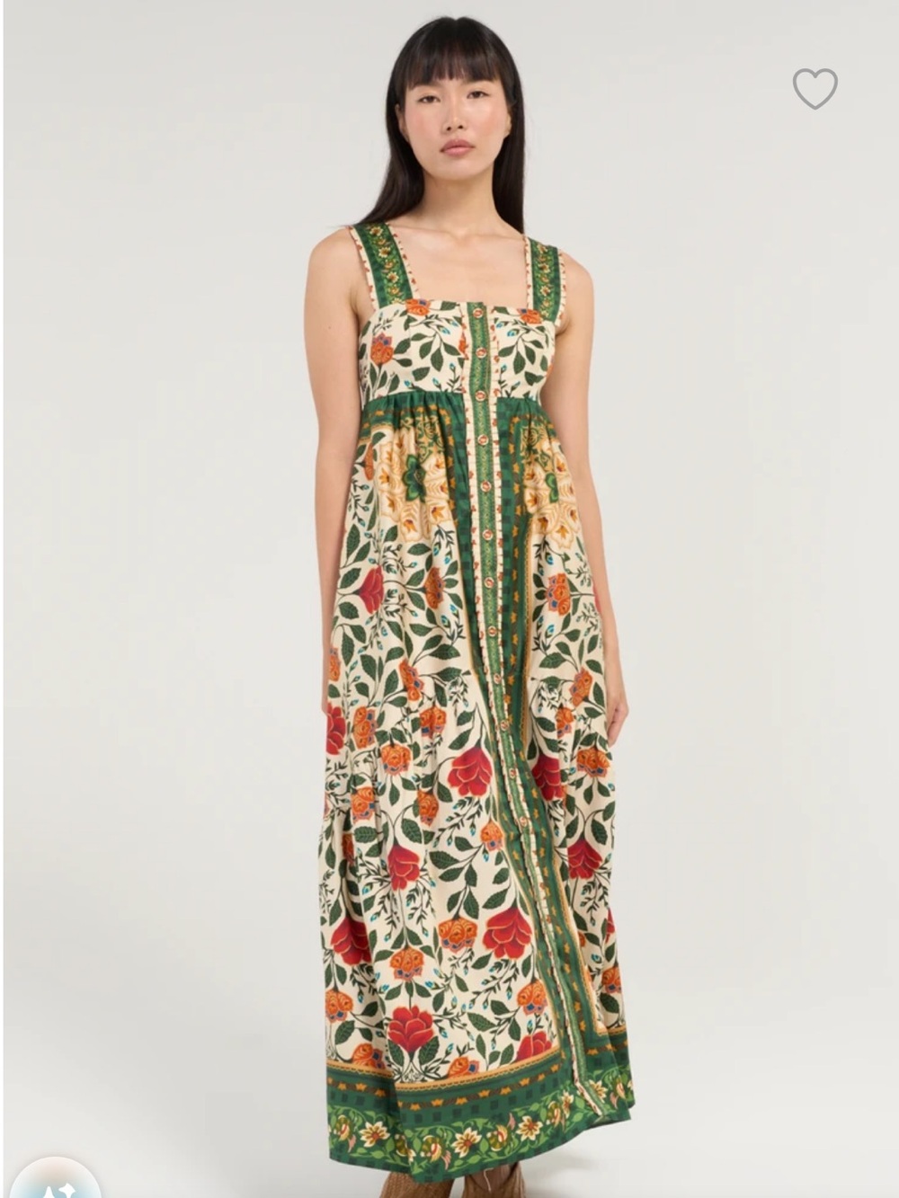 Farm Rio Garden Tapestry Maxi Dress